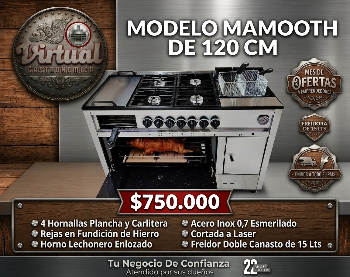 Cocina Mamooth 120 cm